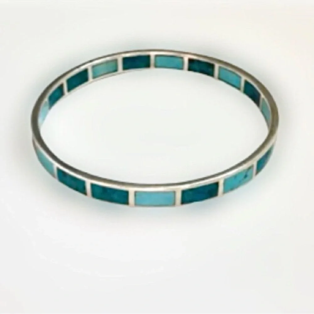 🌟Silpada High Seas Turquoise Bangle🌟 - Picture 3 of 10